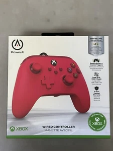PowerA Wired Controller for Xbox Series X|S - Red, gamepad, video game/gaming... - Picture 1 of 2