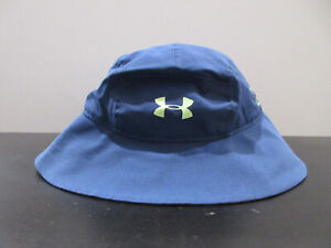 Under Armour Hat Cap Adult One Size Blue Green Bucket Outdoors Fishing Mens