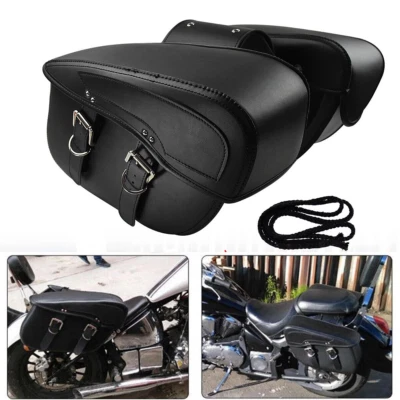 Motorcycle Saddle Bags for Harley Sportster XL 883 XL 1200 Side Tool Bag Luggage - Image 1 of 4