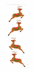 MRS GROSSMANS REINDEER STICKER STRIP BN & NLA - Picture 1 of 1