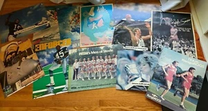 Lotto 12 poster pubblicitari scarpe sneakers vintage anni 80 Converse Avia Pony KangaROOS - Foto 1 di 7