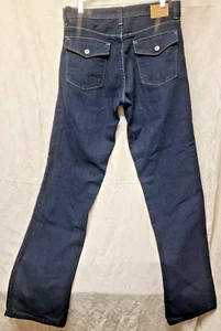 NWOT Vintage 90's Unisex Perry Ellis Cottons, Straight leg, dark wash, (85) - Picture 1 of 7