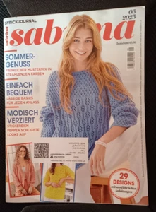 Sabrina Mai 2025 Strickanleitungen 39 Designs Pullover Jacken Kleid - Bild 1 von 1