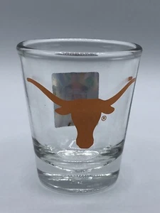 VTG 1995 Texas Longhorns Shot Glass Officially Licensed NCAA w/Tag, Libbey Glass - Picture 1 of 5