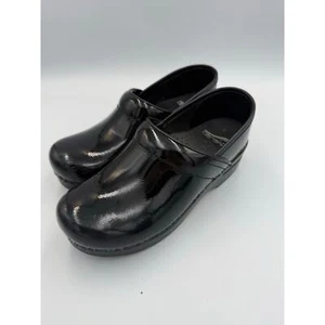 Dansko Professional Black Patent Leather Clogs 5.5-6 (36) - Bild 1 von 6