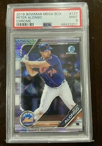 Pete Alonso 2019 Bowman Chrome Mega Box #127 PSA 9 MINT NY Mets RC Rookie - Picture 1 of 2