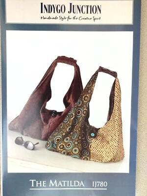 Indygo Junction Pattern IJ780 Matilda Large Tote Shoulder Bag Purse - Image 1 of 2