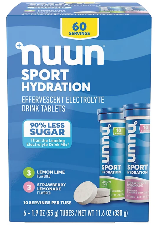 Nuun Sport Electrolyte Tablets Mixed Flavors 6 Pack