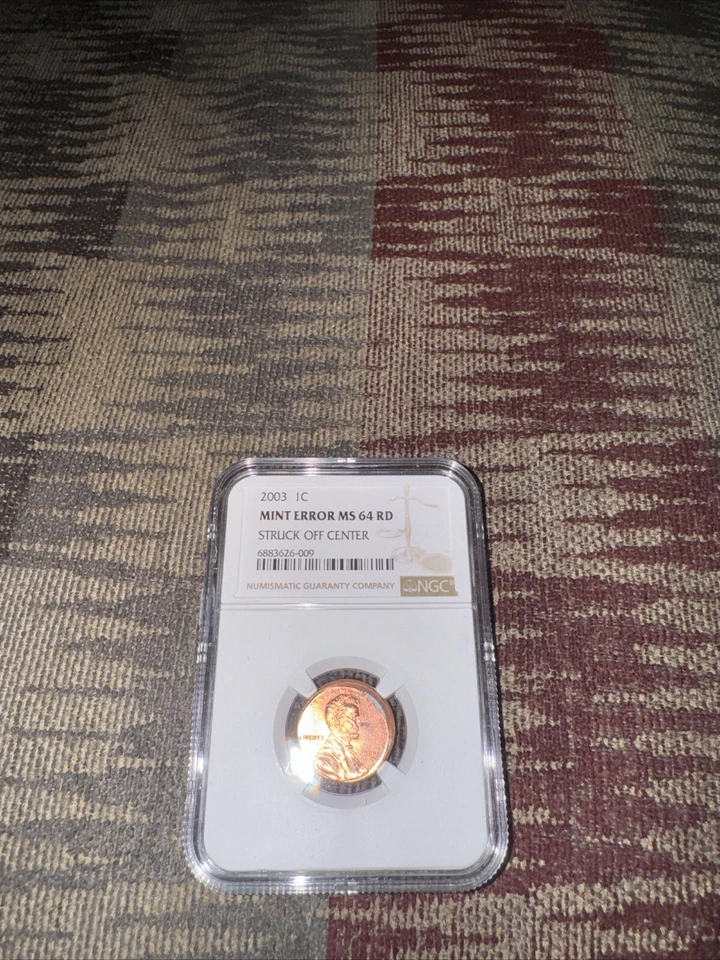 2003 1c Mint Error Ms64 RD  - Image 1 of 2
