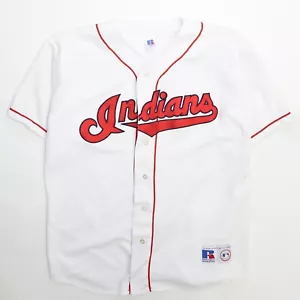 Camiseta deportiva vintage Cleveland Indians Russell talla 2XL MLB - Imagen 1 de 8