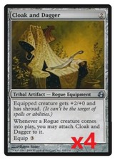 x4 CLOAK and DAGGER Morningtide Uncommon NM MTG Magic the Gathering Cards