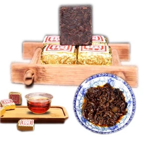 Bohai Square 1 Pc per Cup 50g-500g Yunnan Ripe Pu-erh Tea - Bulk Mini Brick Tea, - Picture 1 of 12