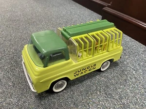 Vintage Nylint Ford Jungle Wagon Pressed Steel Green 1960s - Picture 1 of 8
