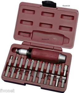 1/2" Hand - Schlagschrauber Set 23-tlg. Bit Schlagbit Schraubenlöser KRAFTWERK - Bild 1 von 3
