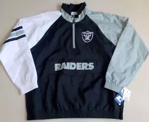 CHAQUETA DE INICIO LAS VEGAS RAIDERS PARA HOMBRE 3X NUEVA CON ETIQUETAS ROPA GIII SUÉTER NEGRO GRIS - Imagen 1 de 4