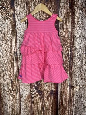 Vestido sin mangas Roxy Teenie Wahine para niña pequeña talla 2T rosa Foto 1 de 4