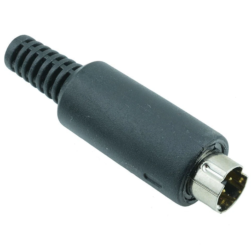5 x 7-Pin Mini DIN Plug Connector - Image 1 of 1