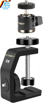 UTEBIT Klemmstativ Mit Kugelkopf, Stativ Klemme Für DSLR Kamera, Metall Multikle - Bild 1 von 4