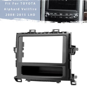 New Stereo Radio DVD Fascia Plate Panel Frame Bezel For TOYOTA Alphard Vellfire - Foto 1 di 7