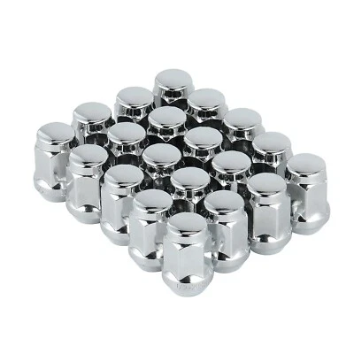 20 piezas-1/2 1964-2013 Ford Mustang tuercas abultadas sólidas cromadas #1904 Foto 1 de 2