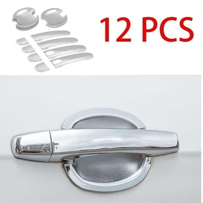 Cubierta tapicería 2012-2018 12 piezas ABS cromada para Volkswagen Jetta manija puerta lateral tazón Foto 1 de 4