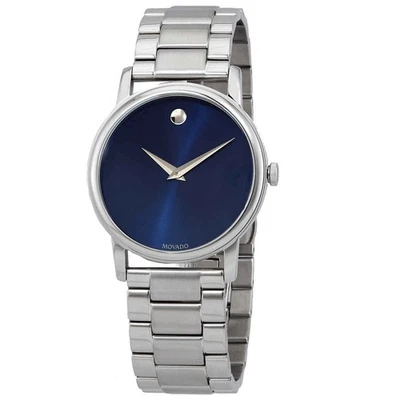 Reloj para hombre Movado Classic Museum cuarzo esfera azul marino 2100015 Foto 1 de 3