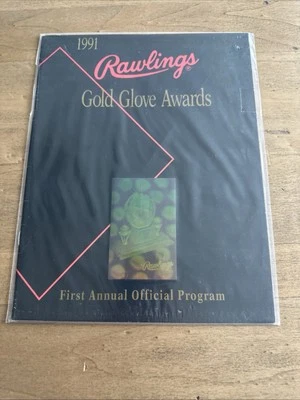 Barry Bonds & Ozzie Smith Signed 1991 Rawlings Gold Glove Program COA - Image 1 of 4