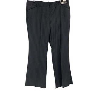New York & Company Womens Dress Pants Size 16 Petite Flare Leg Bluish Gray - Picture 1 of 11