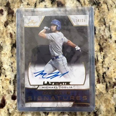 Michael Toglia 2019 Leaf Ultimate Rookie Signatures Auto Rc /25 - Image 1 of 2