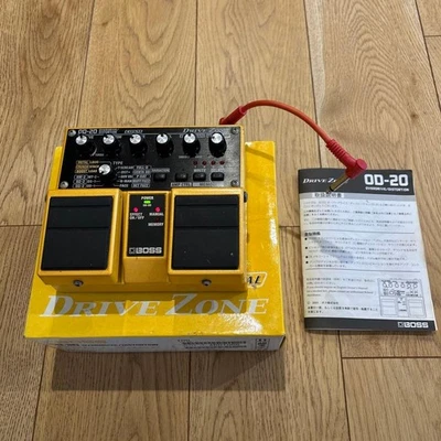 BOSS OD-20 Overdrive Guitar Effects Pedal Used Power Tested - Image 1 of 4