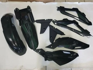 HUSQVARNA TC TE 250 4T PLASTIC KIT 2009 2010 2011 2012 2013 5 PCS BLACK COLOR - Picture 1 of 1