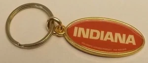 2 Indiana Hoosiers Oblong Shaped Key Chains #32 - Picture 1 of 1