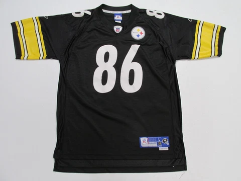 Vtg Reebok Authentic Hines Ward Pittsburgh Steelers Jersey Size L SEWN Stitched Cover