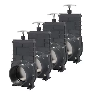 4 Pack Valterra Edelstahl Zugschieber Absperrschieber 110 mm Klebemuffe 4 Stück - Bild 1 von 2