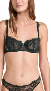 Journelle Women's Isabel Balconette Bra, Emerald, Green Size 36C ESF18487 - Picture 1 of 6