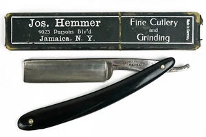 Antique Peters Brothers Extra Straight Razor w/ Period NYC Box -A - Picture 1 of 7