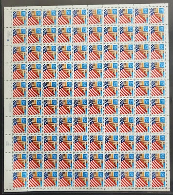 US Stamp Scott #2897 VF NH 32 Cent Sheet of 100 - Image 1 of 2