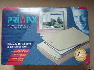 Vintage Retro Primax Colorado 9600 A4 flatbed Scanner, in original box, untested - Picture 1 of 14