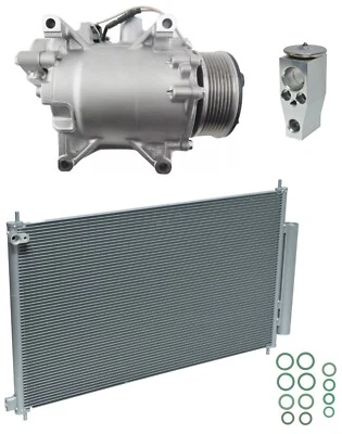 RYC Reman AC Compressor Kit With Condenser DH72A Fits Honda CR-V 2.4L 2016 - Image 1 of 4