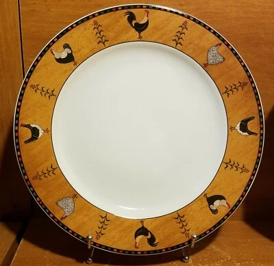 Sakura COUNTRY QUARTET Chop plate(s)/Round platter(s), 12 3/8" Warren Kimble EUC - Image 1 of 4
