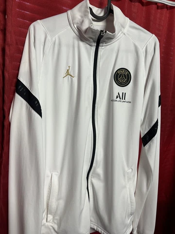 nike psg jordan white track jacket medium Cover