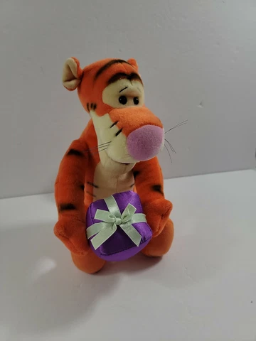 GUND Walt Disney Winnie the Pooh TIGGER WITH GIFT 10" Plush STUFFED ANIMAL Toy Cover