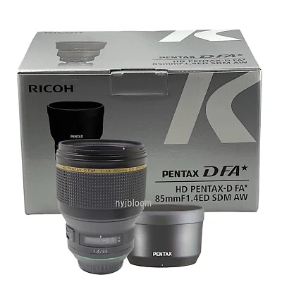 New HD PENTAX-D FA STAR 85mmF1.4ED SDM AW Pentax K Mount Star Lens - Image 1 of 4