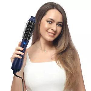 Hair Dryer Brush, 4-in-1 Hot Air Straightener, Curler Function - Round - Picture 1 of 9