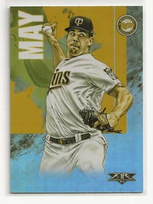 TREVOR MAY 2019 Topps Fire Gold Minted Parallel Minnesota Twins (#145) - Image 1 of 2