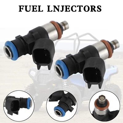 2PCS Fuel Injectors For POLARIS Ranger Crew 570 900 XP 14-19 0280158258 2521068 - Image 1 of 4