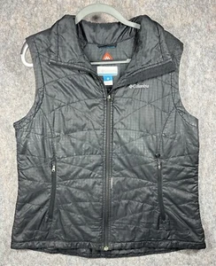 Columbia Vest Thermal Reflective Omni-Heat Black Womens Plus Size 1x Soft Collar - Picture 1 of 10