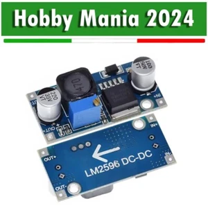 Convertitore regolabile DC-DC step down LM2596S Arduino alimentatore 5V 12V 2A - Foto 1 di 1