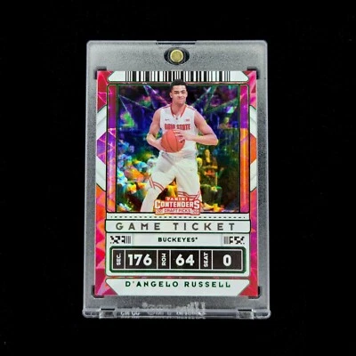 D'Angelo Russell 2020 NBA Contenders Draft Picks Game Ticket Green Explosion #37 - image 1 of 2