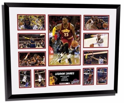 LEBRON JAMES CLEVELAND CAVALIERS 2017 SIGNED LIMITED EDITION FRAMED MEMORABILIA - image 1 of 4